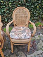 5 rieten/ rotan stoelen, Antiek en Kunst, Ophalen