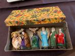 Meer dan 75 jaar oude kerstal figuren 19 stuks, Ophalen of Verzenden, Zo goed als nieuw