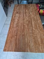 teaktafel, Huis en Inrichting, Tafels | Eettafels, Ophalen, Zo goed als nieuw