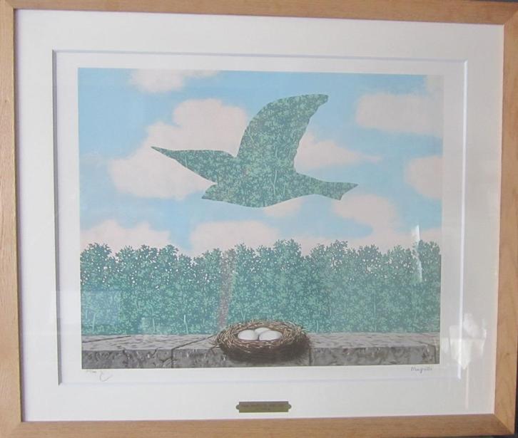 "Le Printemps" - René Magritte, Antiek en Kunst, Kunst | Litho's en Zeefdrukken, Ophalen