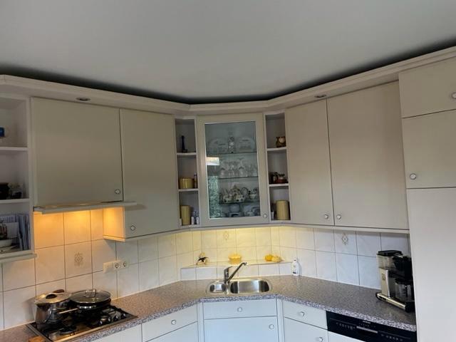 Hoekkeuken 250 x 265, Maison & Meubles, Cuisine | Cuisines complètes, Utilisé, Cuisine d'angle, Crème, Enlèvement ou Envoi