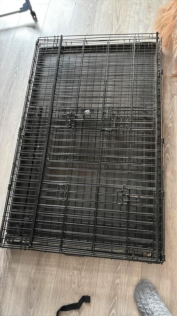 Honden bench groot, Dieren en Toebehoren, Hondenhokken, Gebruikt, Ophalen