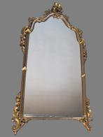 Prachtige eind 19e eeuwse grote houten spiegel, Antiek en Kunst, Ophalen