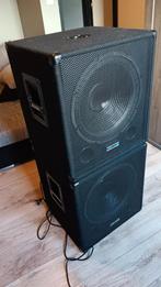 2 disco subwoofers, Ophalen, Zo goed als nieuw