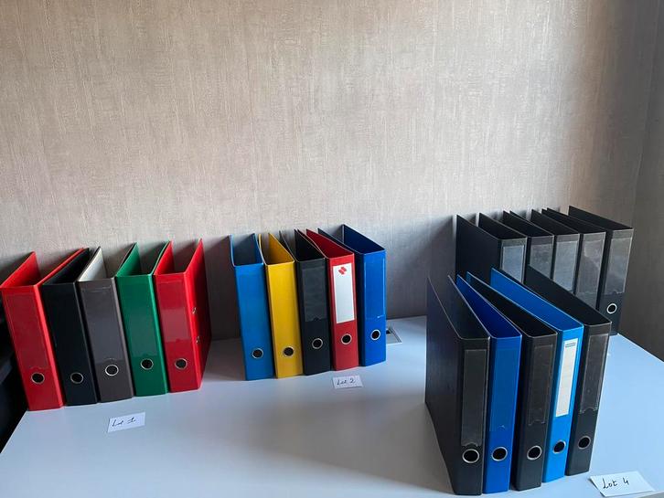 Ringmap met hefboom 8 cm en 5 cm, Diversen, Schrijfwaren, Zo goed als nieuw, Ophalen