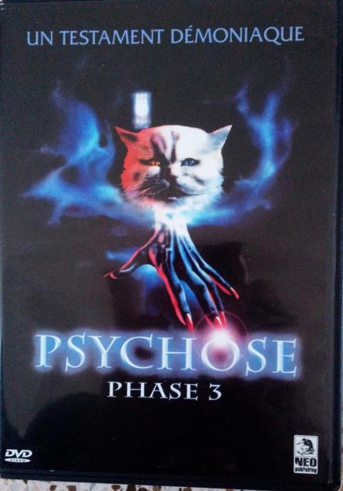 Psychose fase 3, Cd's en Dvd's, Dvd's | Horror, Zo goed als nieuw, Spoken en Geesten, Ophalen of Verzenden