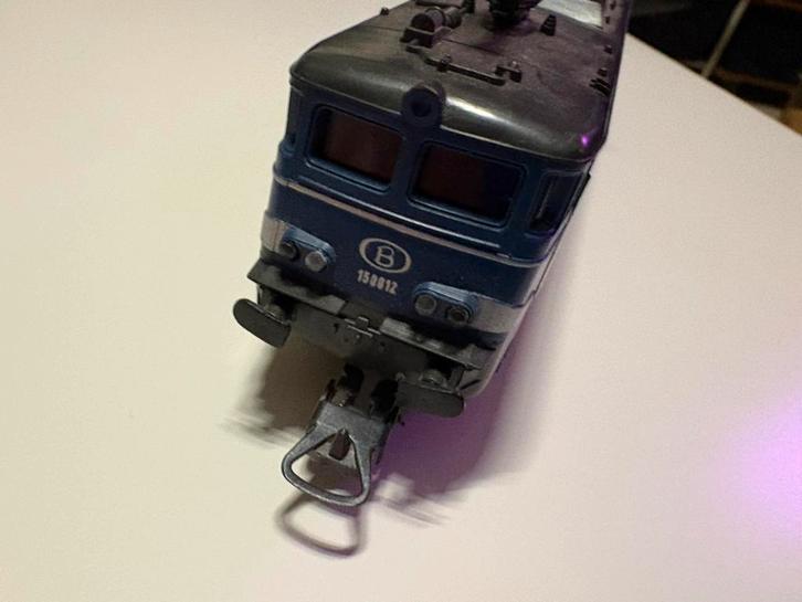 LIMA BELGISCHE  LOCO TREINSTELLEN STATIONRAILS VINTAGE KAVEL, Hobby en Vrije tijd, Modeltreinen | H0, Gebruikt, Locomotief, Lima