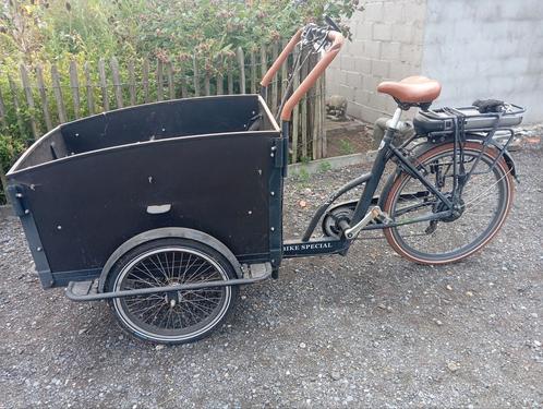 Bakfiets e bike Troy, Fietsen en Brommers, Fietsen | Bakfietsen, Gebruikt, Overige merken, Ophalen