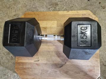 Dumbbell 45 kg beschikbaar voor biedingen