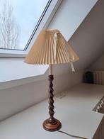 Mahonie houten staande lamp, Huis en Inrichting, Ophalen