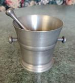 vijzel + stamper in puur tin Roche 1924-1974 perfecte staat, Antiek en Kunst, Antiek | Brons en Koper, Ophalen of Verzenden