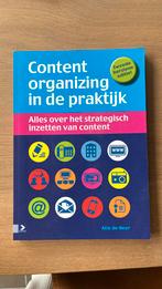 Atie de Heer - Content organizing in de praktijk, Atie de Heer, Ophalen of Verzenden, Zo goed als nieuw