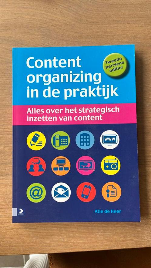 Atie de Heer - Content organizing in de praktijk, Boeken, Informatica en Computer, Zo goed als nieuw, Ophalen of Verzenden