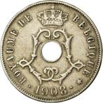Belgique 25 centimes, 1908, Enlèvement ou Envoi, Monnaie en vrac