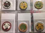 geocoins set van 6 uit 2010, Ophalen of Verzenden, Overige materialen