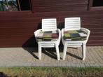 Tuinstoelen met kussens, set van 6 stuks., Tuin en Terras, Ophalen, Zo goed als nieuw, Plastic, Stapelbaar