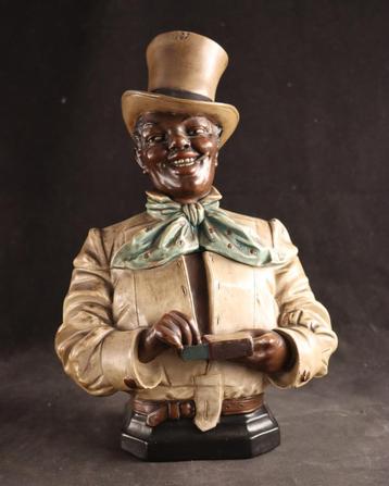 Antiek Weense terracotta tabakspot beschikbaar voor biedingen