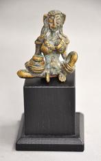 Bronzen beeldje van de Godheid Phra Ngang, Cambodja/Thailand, Antiek en Kunst, Ophalen of Verzenden