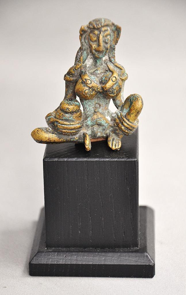Bronzen beeldje van de Godheid Phra Ngang, Cambodja/Thailand, Antiek en Kunst, Kunst | Niet-Westerse kunst, Ophalen of Verzenden