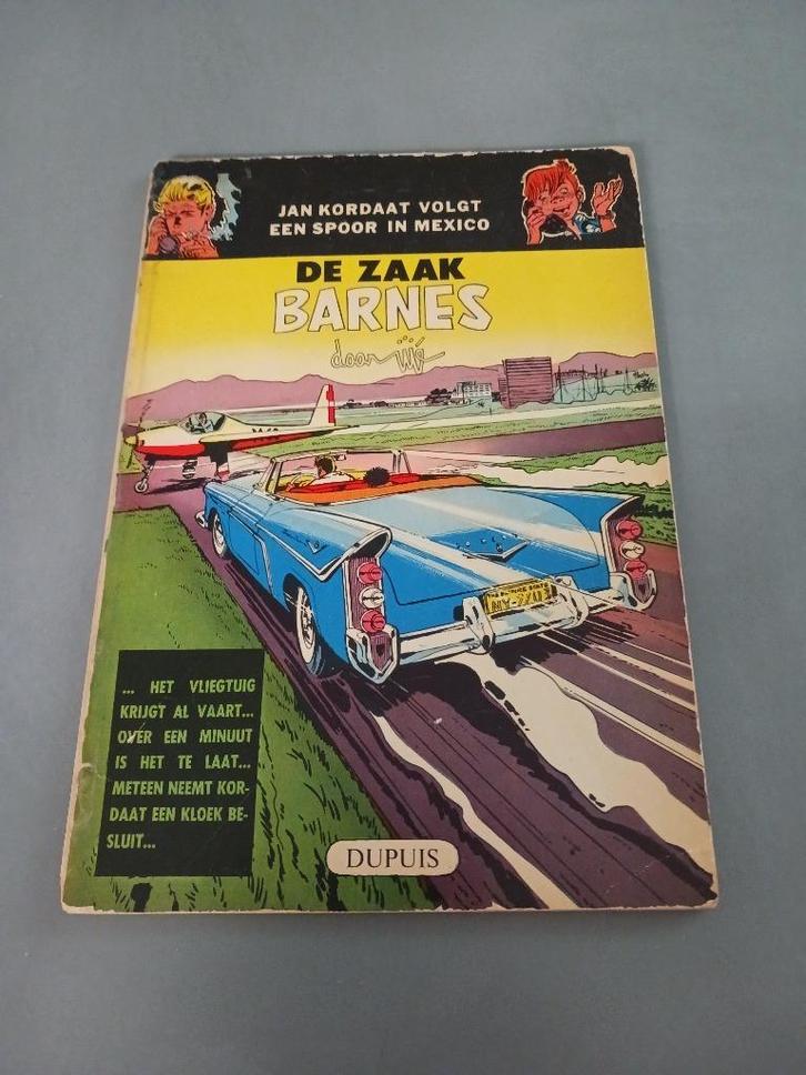 Jan Kordaat, de Zaak Barnes, 1st druk, redelijke staat, Boeken, Stripverhalen, Gelezen, Eén stripboek, Verzenden