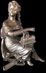 Brons Antiek Beeld Patina Frans Beeld Art Nouveau Jugendstil, Antiek en Kunst, Verzenden, Brons