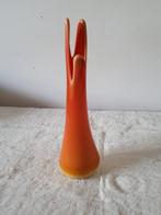 Oranje vaas van 30 cm, Ophalen of Verzenden
