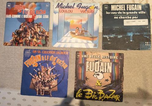 Fugain & le big bazar - 5 singles, Cd's en Dvd's, Vinyl Singles, Gebruikt, Single, Overige genres, 7 inch, Ophalen of Verzenden