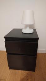 Nachttafel MALM zwaart, Huis en Inrichting, Ophalen