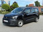 Peugeot Partner Dubbel Cabine 2020 105pk 1.5D Euro6d BTW, Voorwielaandrijving, 75 kW, Zwart, Bedrijf