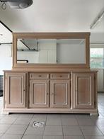 Volledige woonkamer, tafel, dressoir en vitrinekast, Huis en Inrichting, Ophalen, Gebruikt