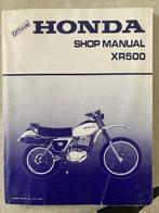 HONDA XR500, Motos, Modes d'emploi & Notices d'utilisation, Honda
