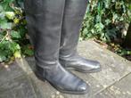 Lederen officiers laarzen  maat 9,5 = 43 , met nieuwe zool !, Ophalen of Verzenden, Landmacht, Kleding of Schoenen