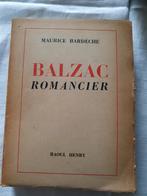 Maurice Bardèche Balzac Romancier, Antiek en Kunst, Antiek | Boeken en Manuscripten, Maurice Bardèche, Ophalen of Verzenden