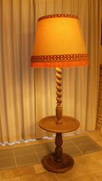 Antieke houten staanlamp., Antiek en Kunst, Antiek | Verlichting, Ophalen