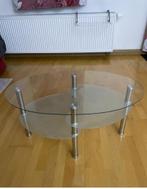 Salontafel glas, Huis en Inrichting, Tafels | Salontafels, Ophalen of Verzenden, Glas