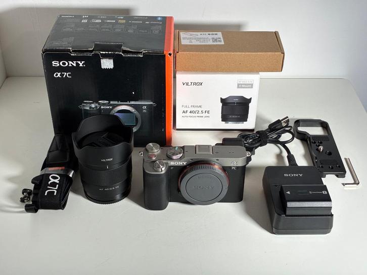 Sony Alpha A7C (3K clicks) en Viltrox AF 40mm F/2.5 / Zgan., Audio, Tv en Foto, Fotocamera's Digitaal, Zo goed als nieuw, Spiegelreflex