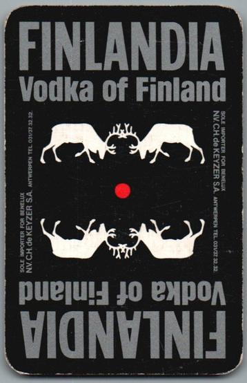 speelkaart - LK12523 - Finlandia vodka beschikbaar voor biedingen