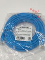 Câble patch Ethernet AWG24 Cat.5e UTP RJ45, bleu, 10m, Envoi, Neuf