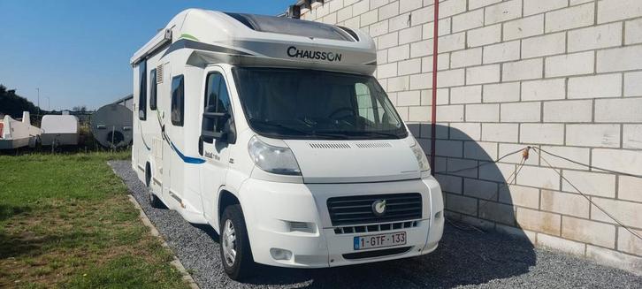 Chausson 718 spéciale editie 2014 slechts 49000klm, Caravans en Kamperen, Mobilhomes, Particulier, tot en met 4, Half-integraal