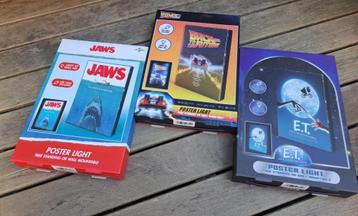 JAWS / BACK TO THE FUTURE / E.T. poster met LED verlichting beschikbaar voor biedingen