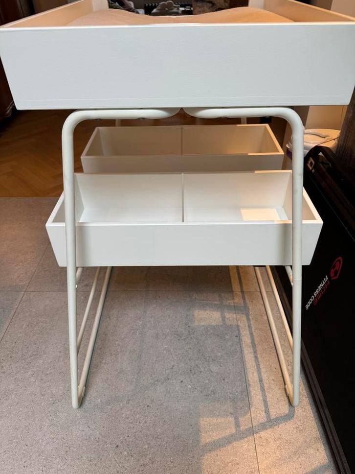 Verzorgingstafel Budtzbendix met verzorgingskussen en hoezen, Kinderen en Baby's, Badjes en Verzorging, Gebruikt, Aankleedkussen