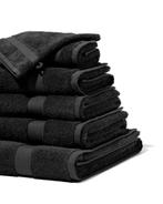Set nieuwe zwarte handdoeken HEMA, Ophalen of Verzenden, Zwart, Handdoek