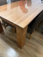 Tafel, Huis en Inrichting, Tafels | Eettafels, Ophalen, Gebruikt, Eikenhout, 200 cm of meer