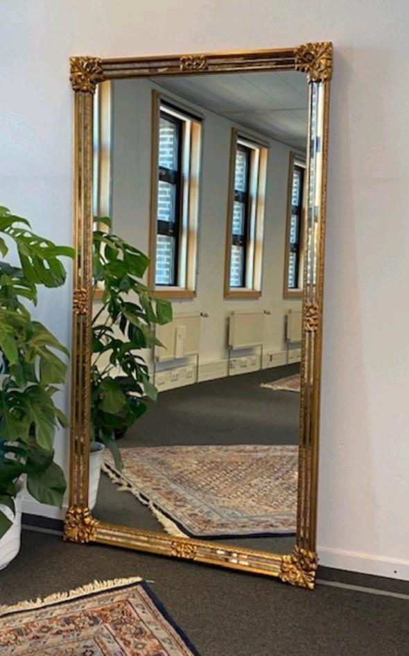 XXL Deknudt spiegel, Antiek en Kunst, Antiek | Spiegels, 100 tot 150 cm, 150 tot 200 cm, Rechthoekig, Ophalen