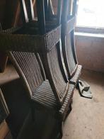 4 rieten stoelen - Goede staat - Moeten nu weg!, Enlèvement, Utilisé