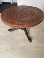 Bijzet tafeltje met Inca tekening, Huis en Inrichting, Ophalen, Zo goed als nieuw