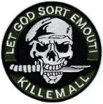 Kill Em All stoffen opstrijk patch embleem #2, Collections, Vêtements & Patrons, Envoi, Neuf