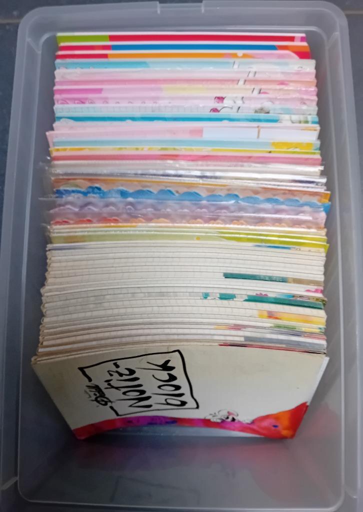 Diddl A5 restblokken, Verzamelen, Diddl, Zo goed als nieuw, Papier, Kaart of Schrift, Diddl, Ophalen of Verzenden