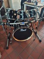 Pearl vision birch 6 delig professioneel drumstel + drumrek, Muziek en Instrumenten, Ophalen, Zo goed als nieuw