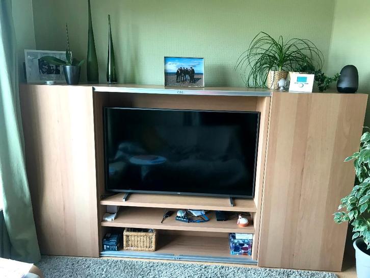 Meuble TV, Maison & Meubles, Armoires | Mobilier de télévision, Utilisé, 150 à 200 cm, 200 cm ou plus, 25 à 50 cm, Enlèvement